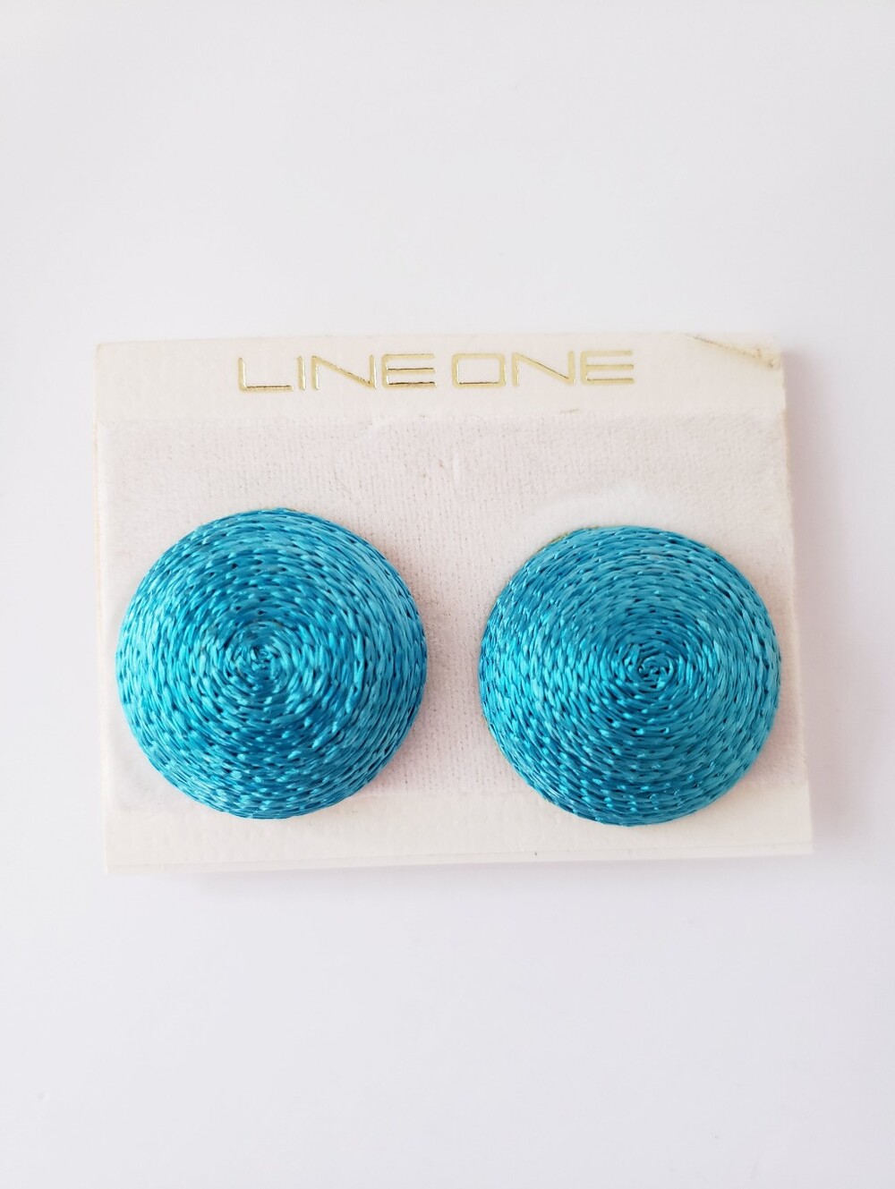 Vintage Line One Turquoise Clip Earrings